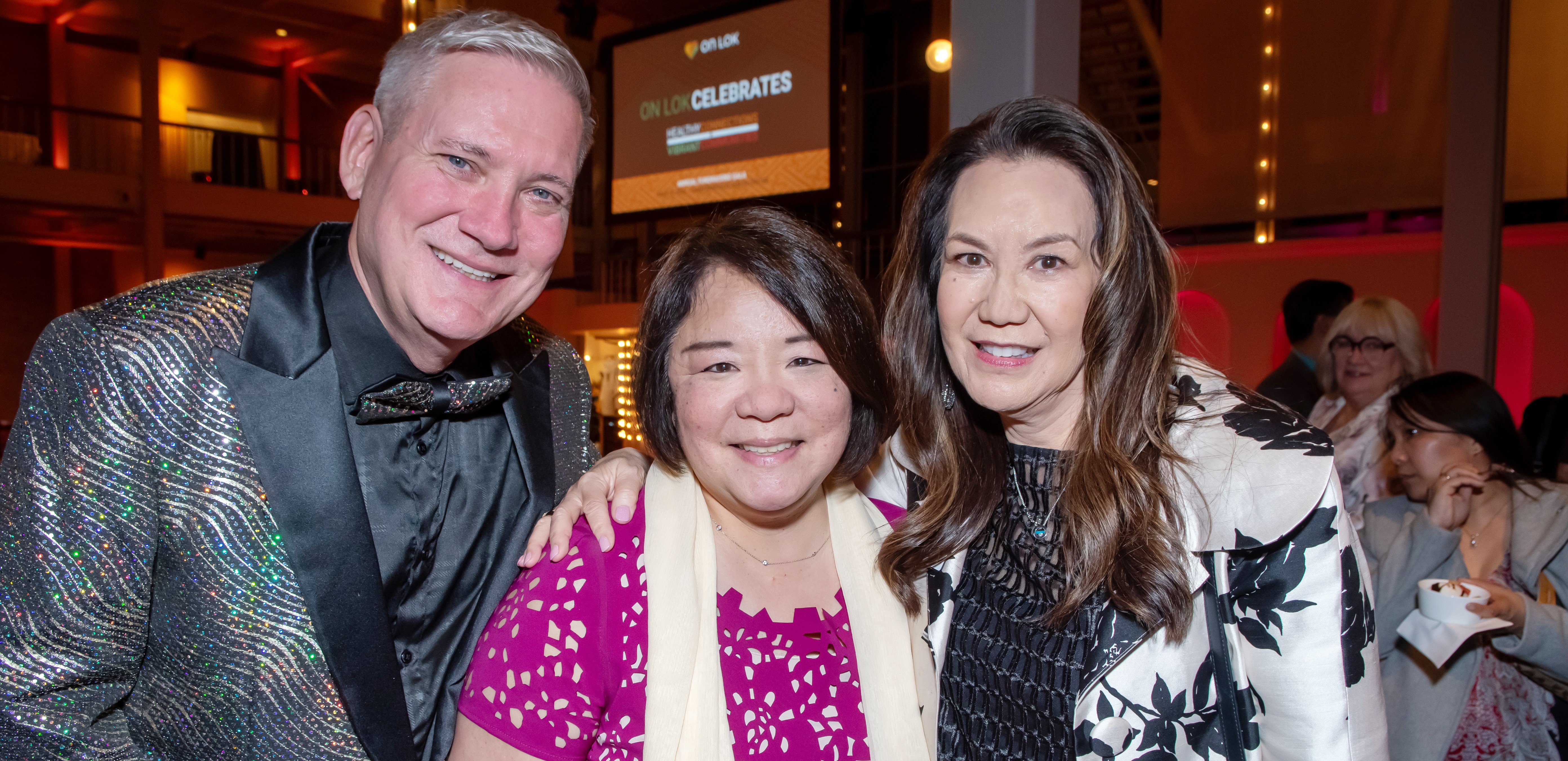 Donor with Grace Li and John Blazek