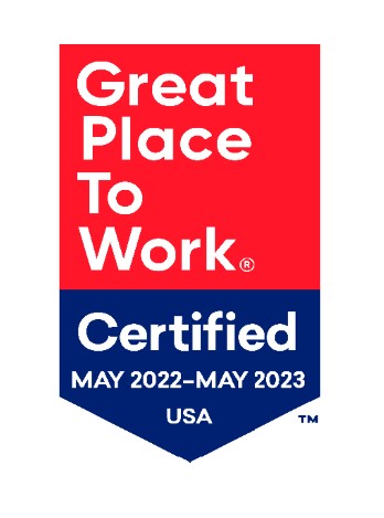 Great Place to Work certified 