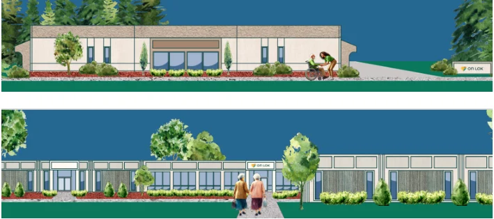 graphics of two new center openings