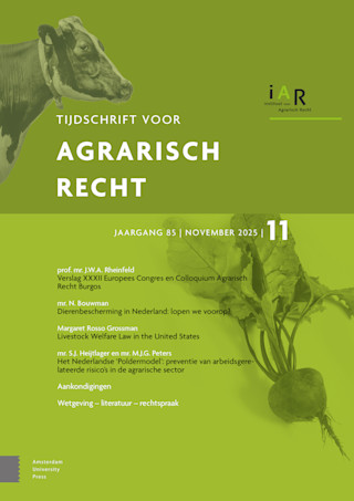Tijdschrift voor Agrarisch Recht