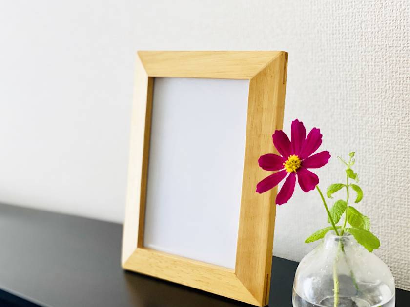 遺影写真 お花