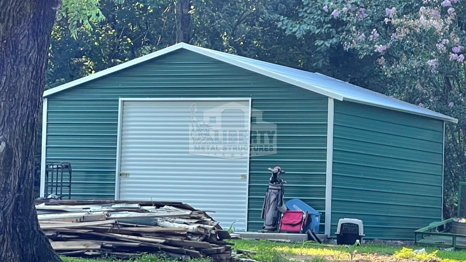 24x25 Metal Garage