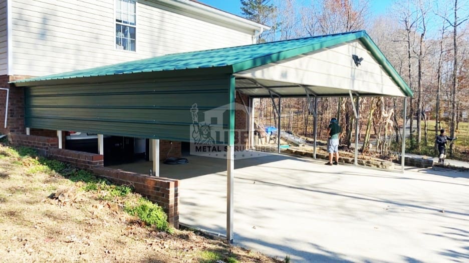 26x20 Two Car Carport