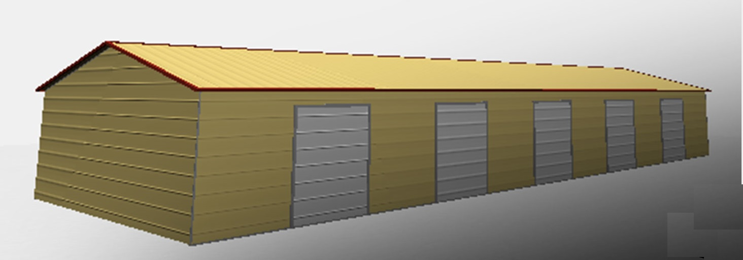 24×70 Metal Storage Workshop