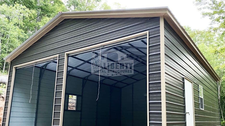 24x25 Metal Workshop Building
