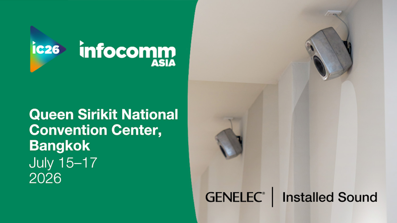 InfoComm Asia 2026 - Genelec.com