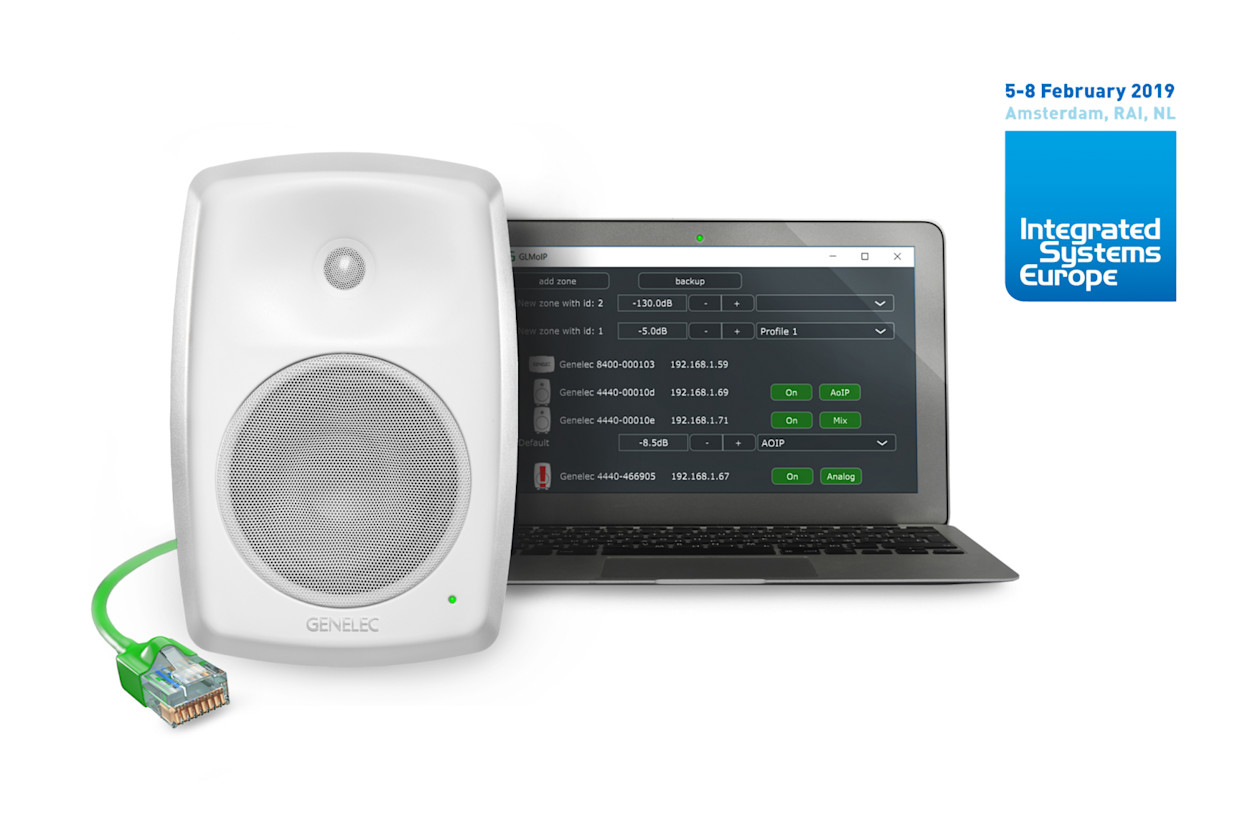 Genelec Smart IP launch picture ISE 2019