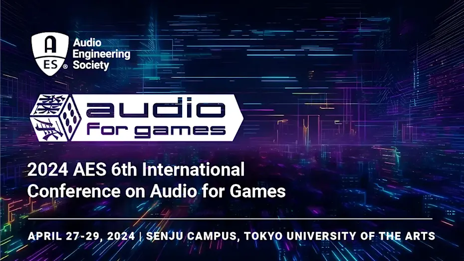 AES Audio for Games banner 2024