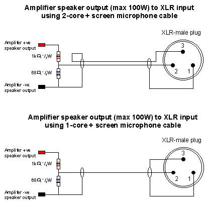 -connection to power amplifier