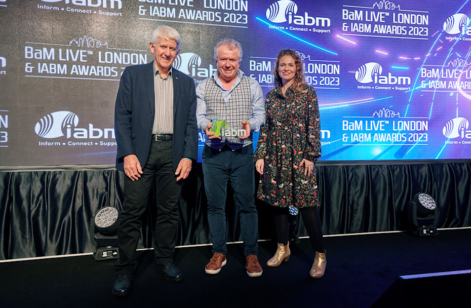 2023 IABM Awards Howard Jones