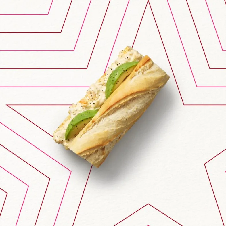 Avo & Egg Mayo Breakfast Baguette