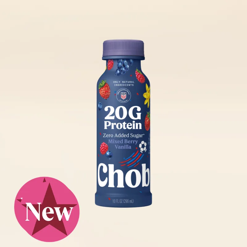 US005934 Chobani 20g Protein Mixed Berry Vanilla Yogurt Drink