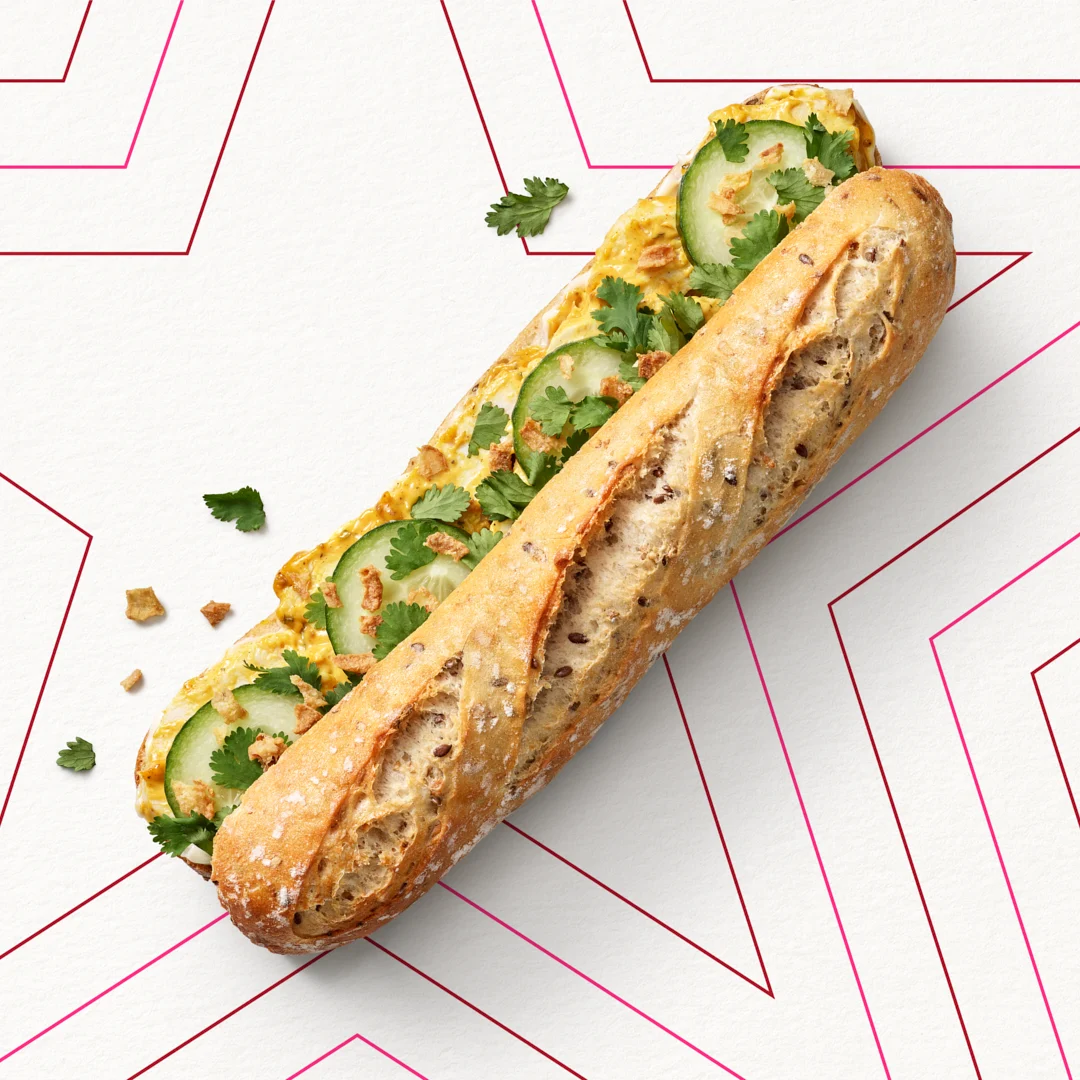 Coronation Chicken Baguette