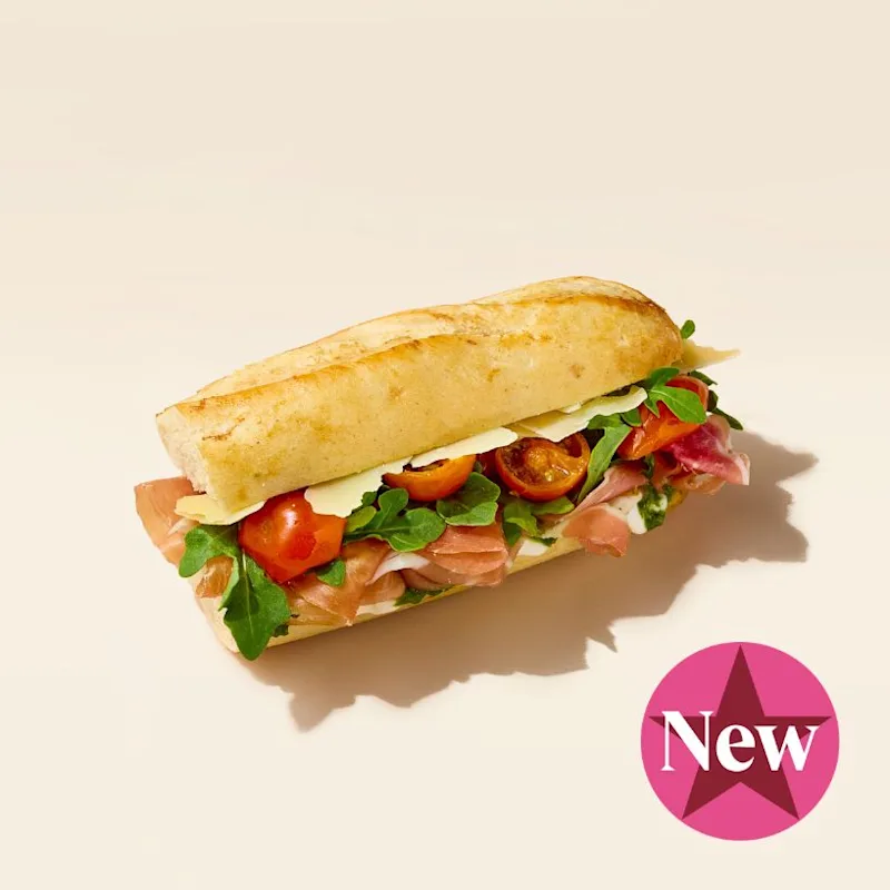 US005966 Prosciutto & Parmesan Sourdough Half Baguette