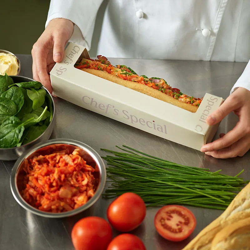 First up: the Kimchi BLT Baguette