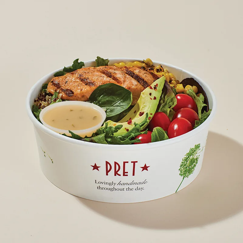 US004414 Blackened Salmon Avo & Quinoa Salad with Prets Simple Vinaigrette