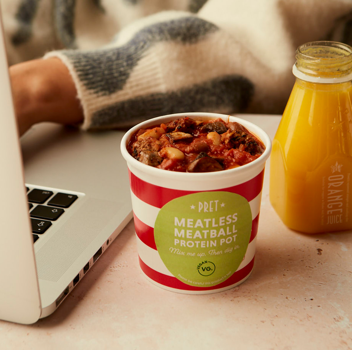 New Vegan Meatless Meatball Protein Pot