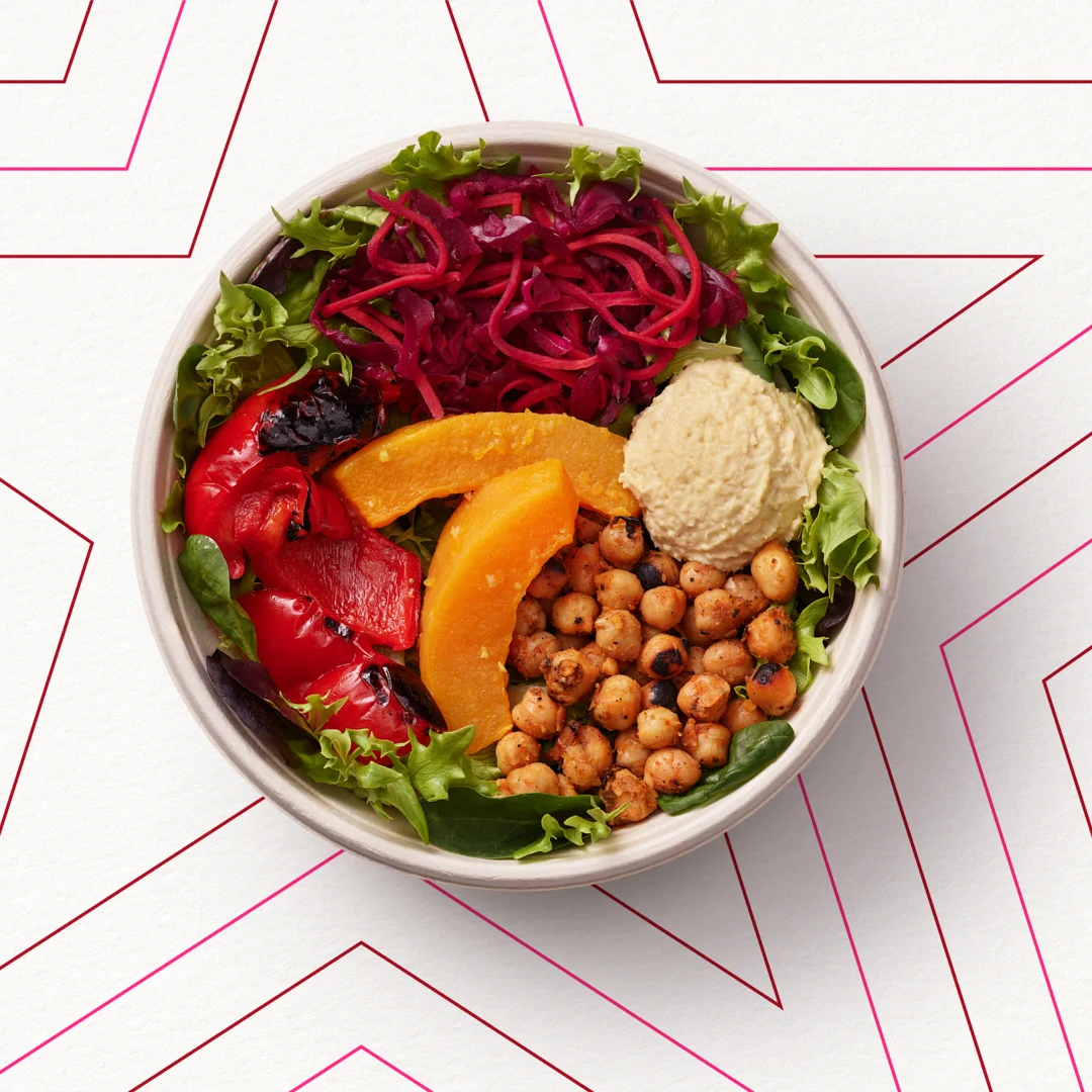 Butternut & Humous Side Salad