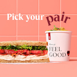 Pick your pair - The Perfect lunch for $10