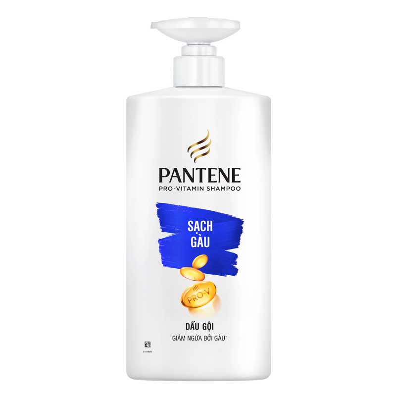 Dầu gội Pantene Pro‑Vitamin Anti‑Dandruff giúp da đầu sạch gàu và không còn vảy gàu