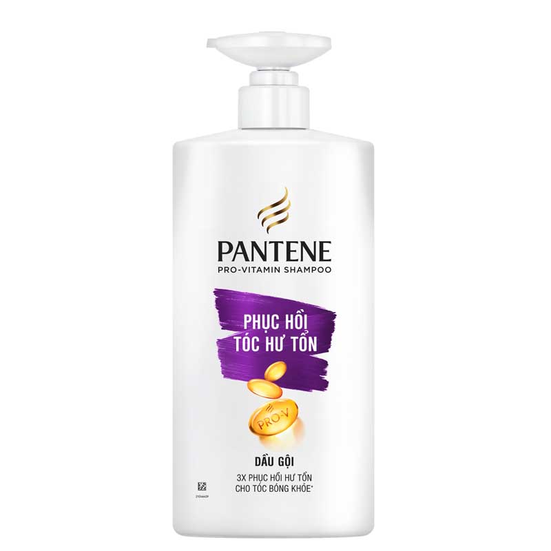 Dầu gội Pantene Pro‑Vitamin Damage Repair chuyên chăm sóc tóc hư tổn