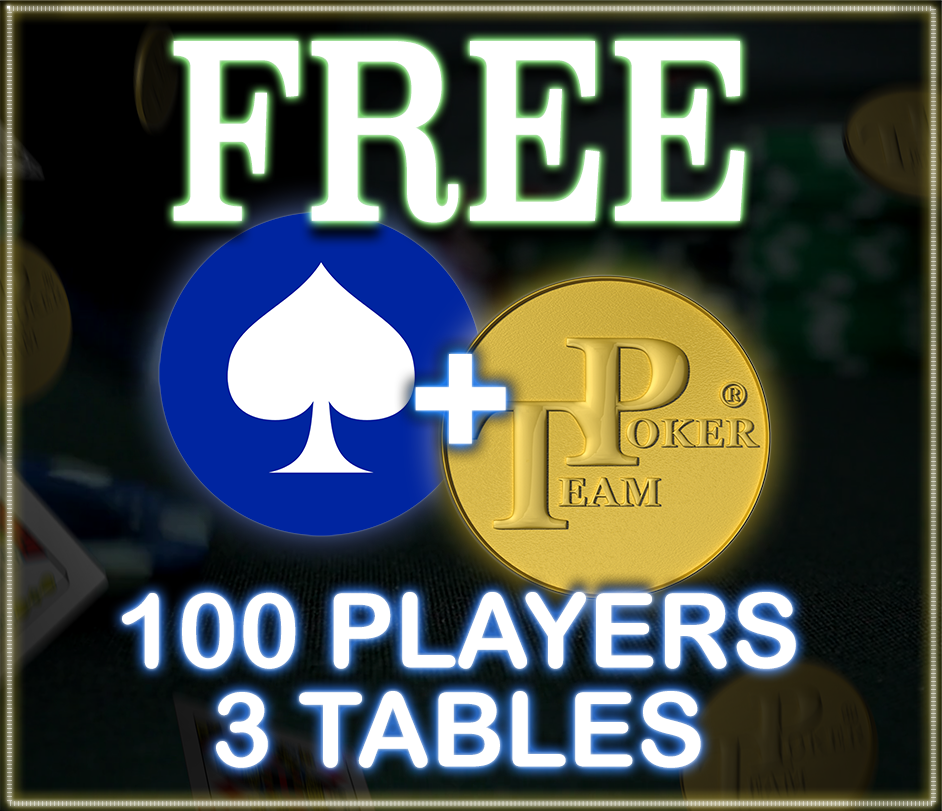 FREE 100 PLAYERS 3 TABLES BANNER
