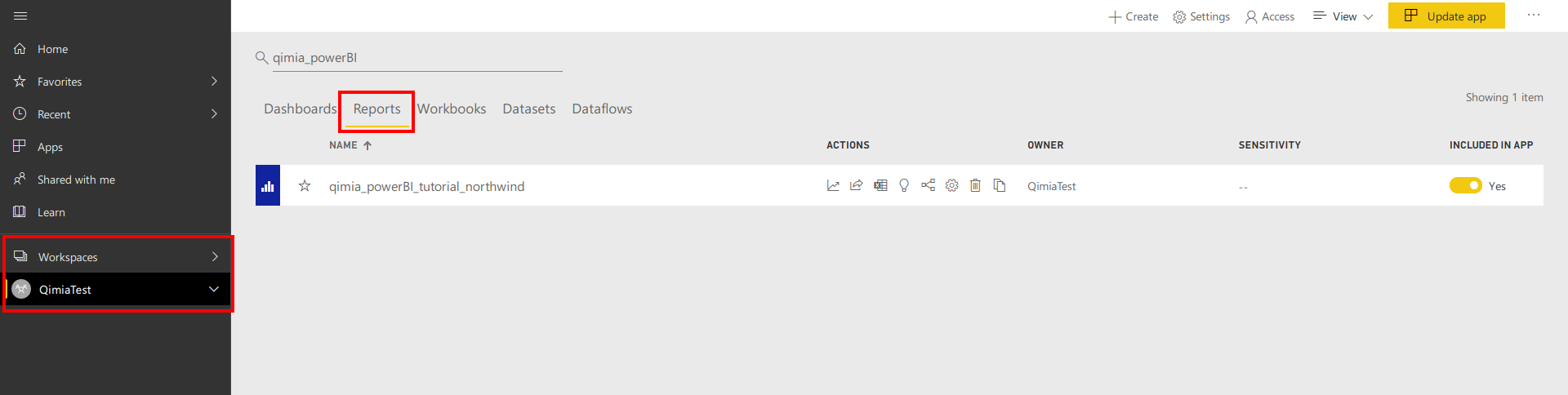 Access the Report