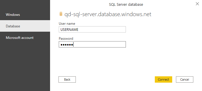 Provide Login Credential