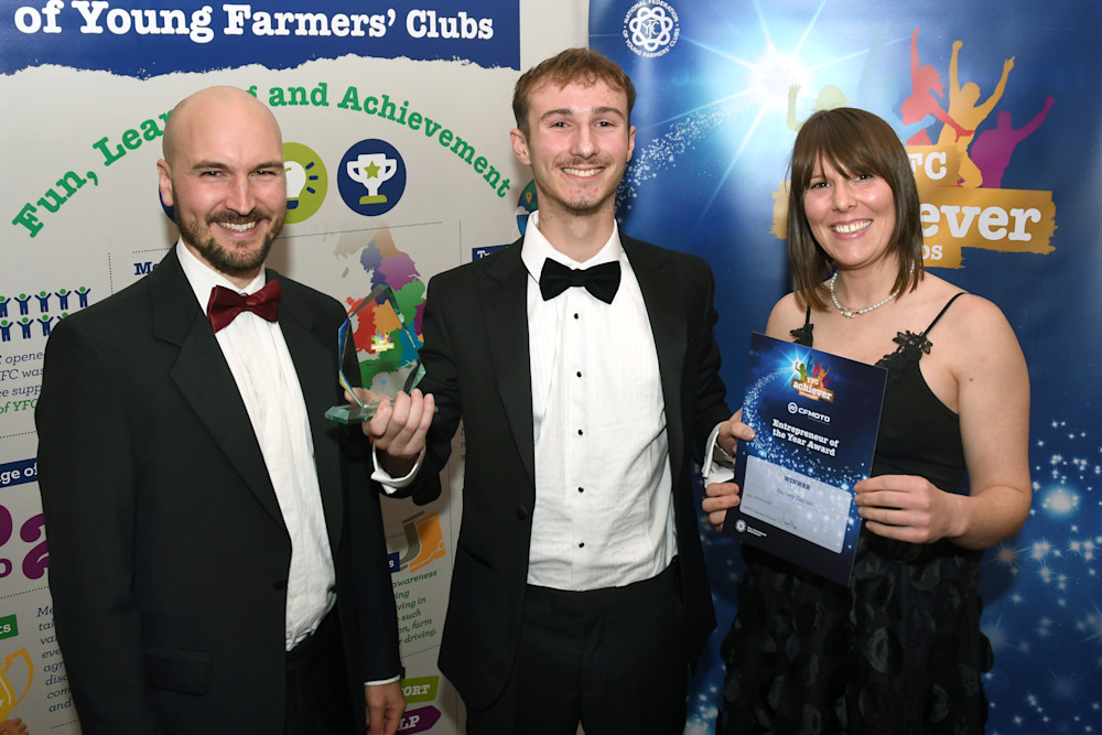 Harvey Daniell with judges