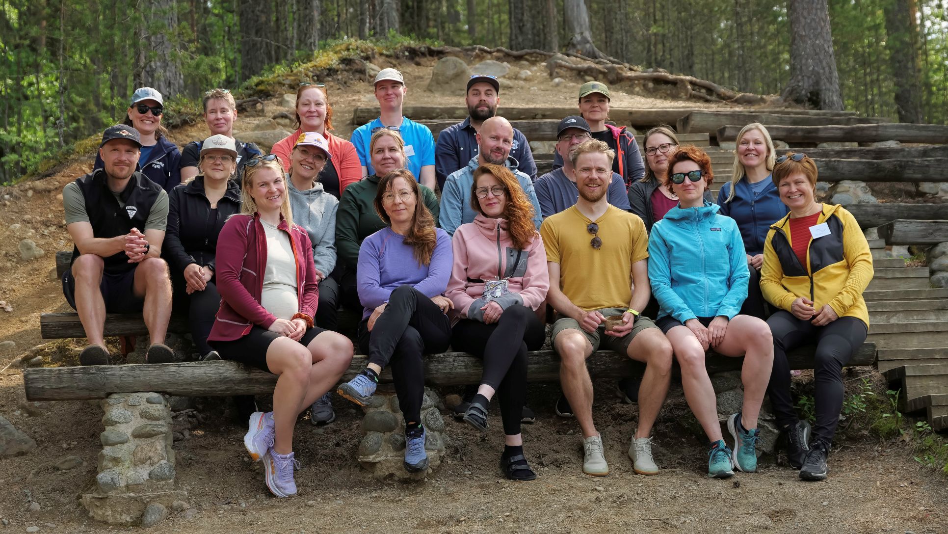 Luontoliikuttajat alumnipäivän ryhmäkuva