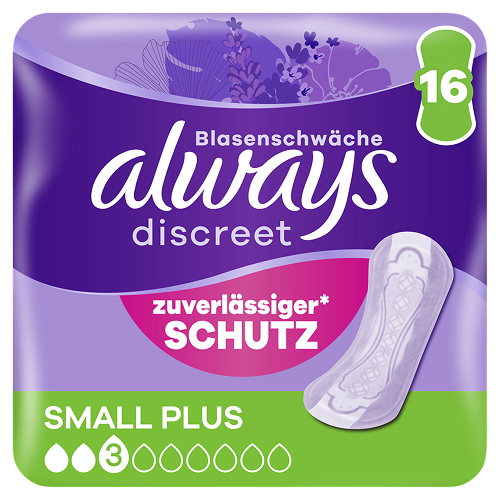 Always Discreet Inkontinenz Einlagen Small Plus