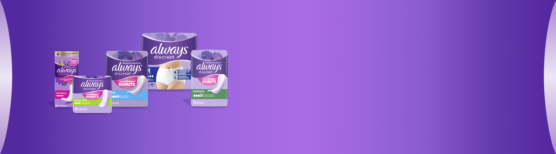 Always Discreet Produkte