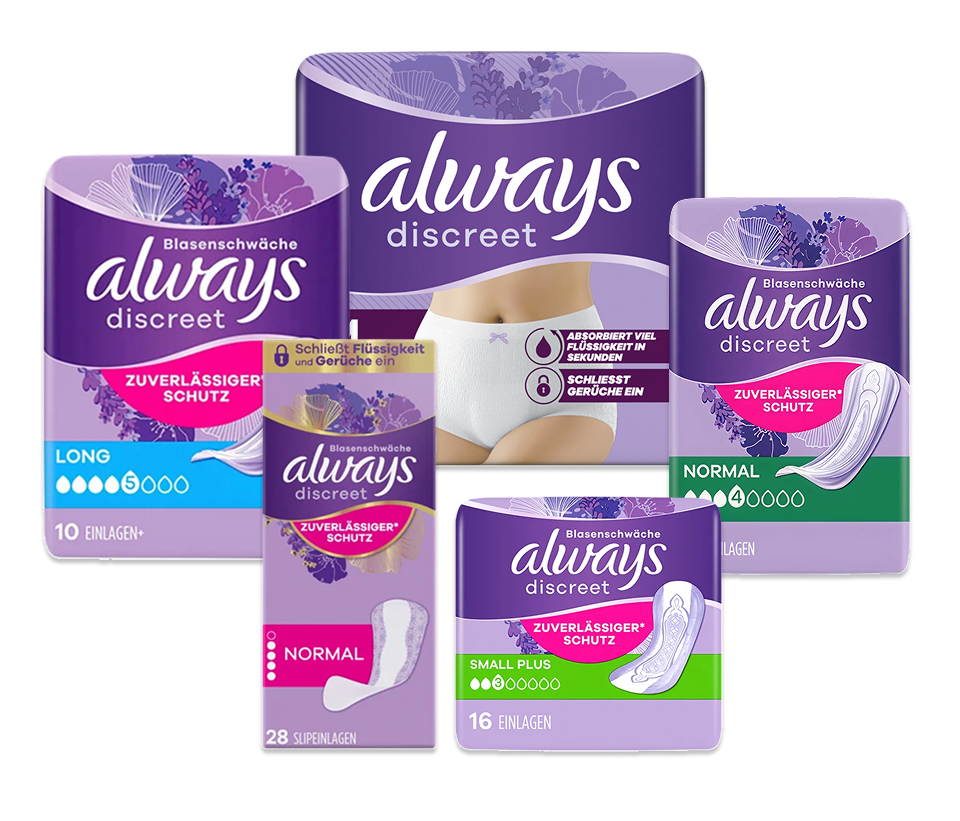 Always Discreet Produkte