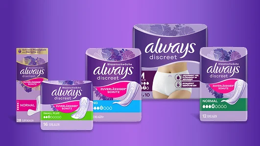 Always Discreet Produkte