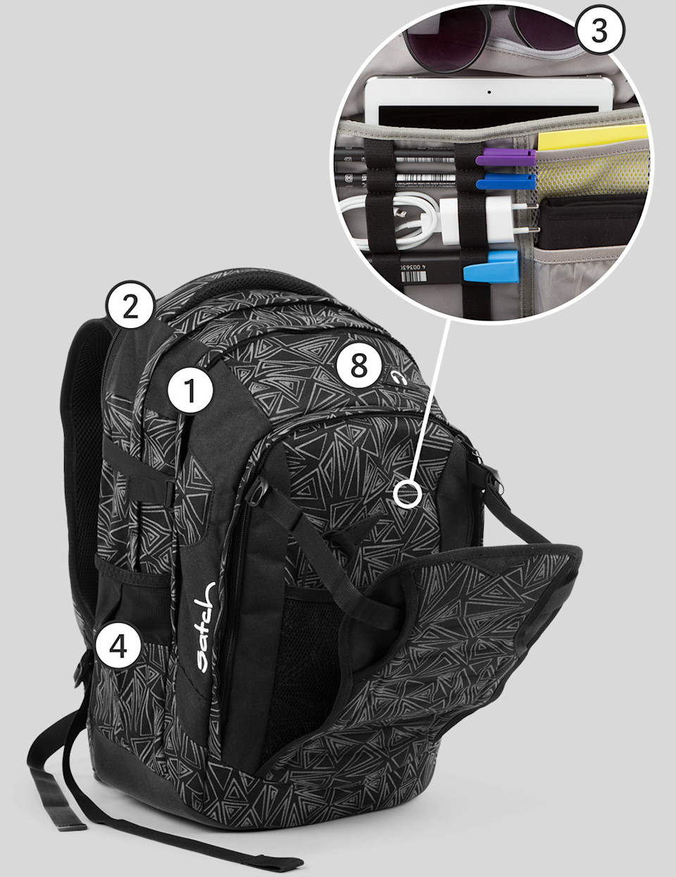 satch-match-ninja-bermuda-organisation-xs