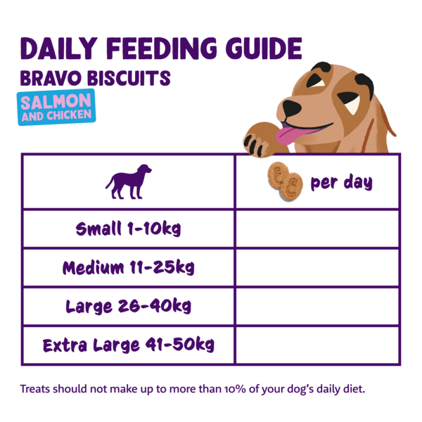 Feeding guidelines - DOG_JR-AD-SR_BISCUIT_SALMON13-CHICKEN13 - EN