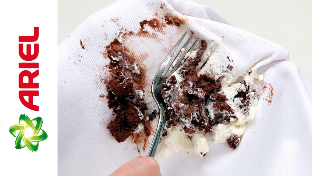 How to remove chocolate stains from clothing