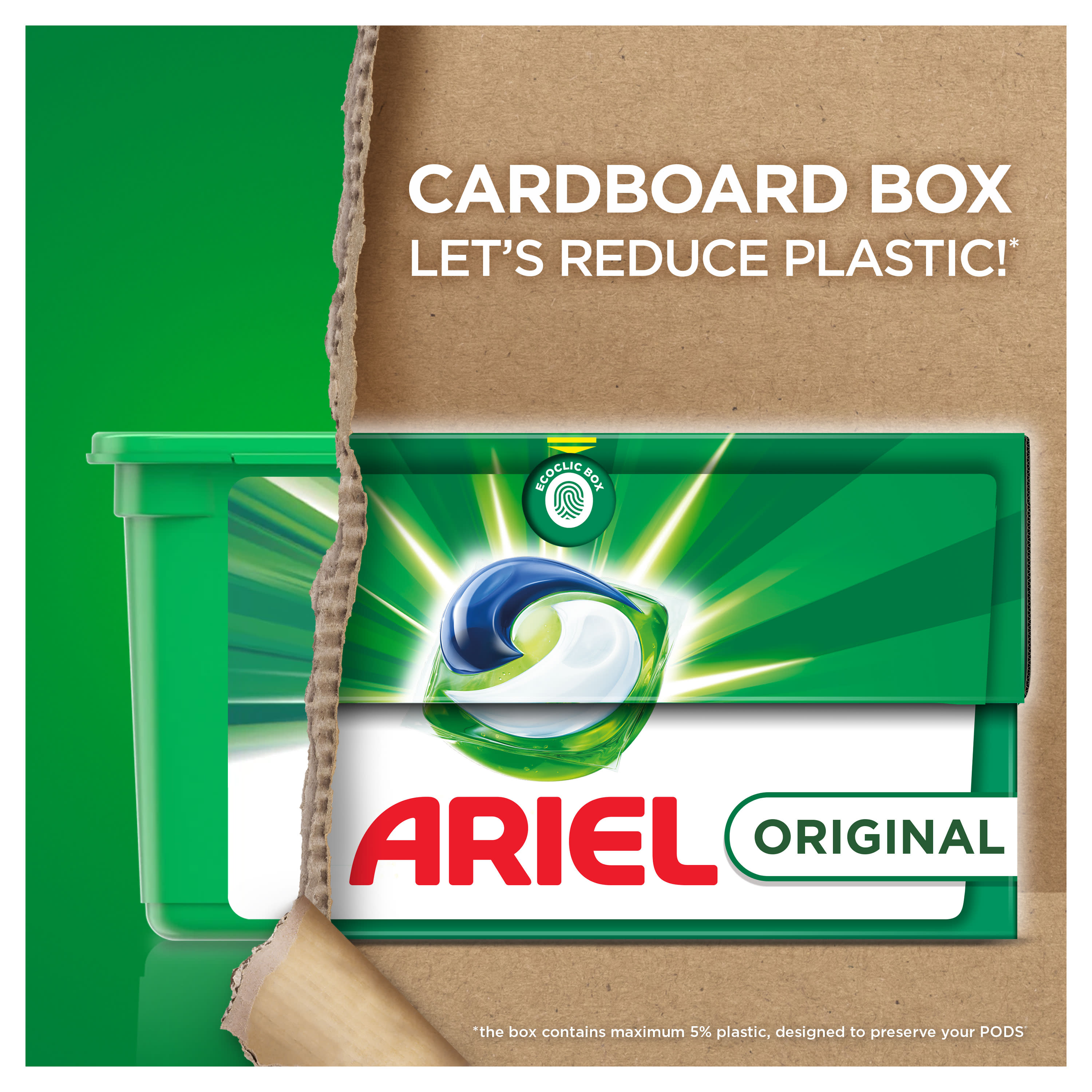 Ariel Original Pods® Cardboard Box