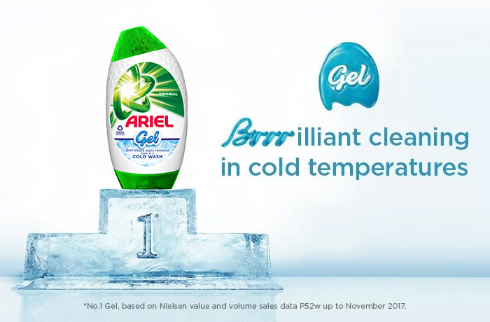 Brilliant cleaning in cold temperatures