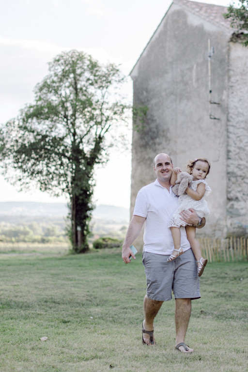 Séance photo famille dans l'Aude