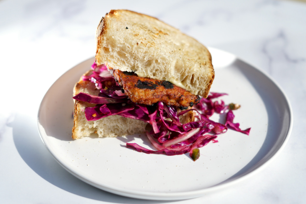Grilled Tempeh Sandwich image