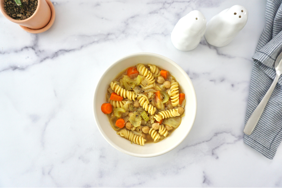 Chickpea Noodle Soup image
