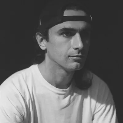 Dima Tolkachov | Portrait Black and white portrait of Dima Tolkachov.