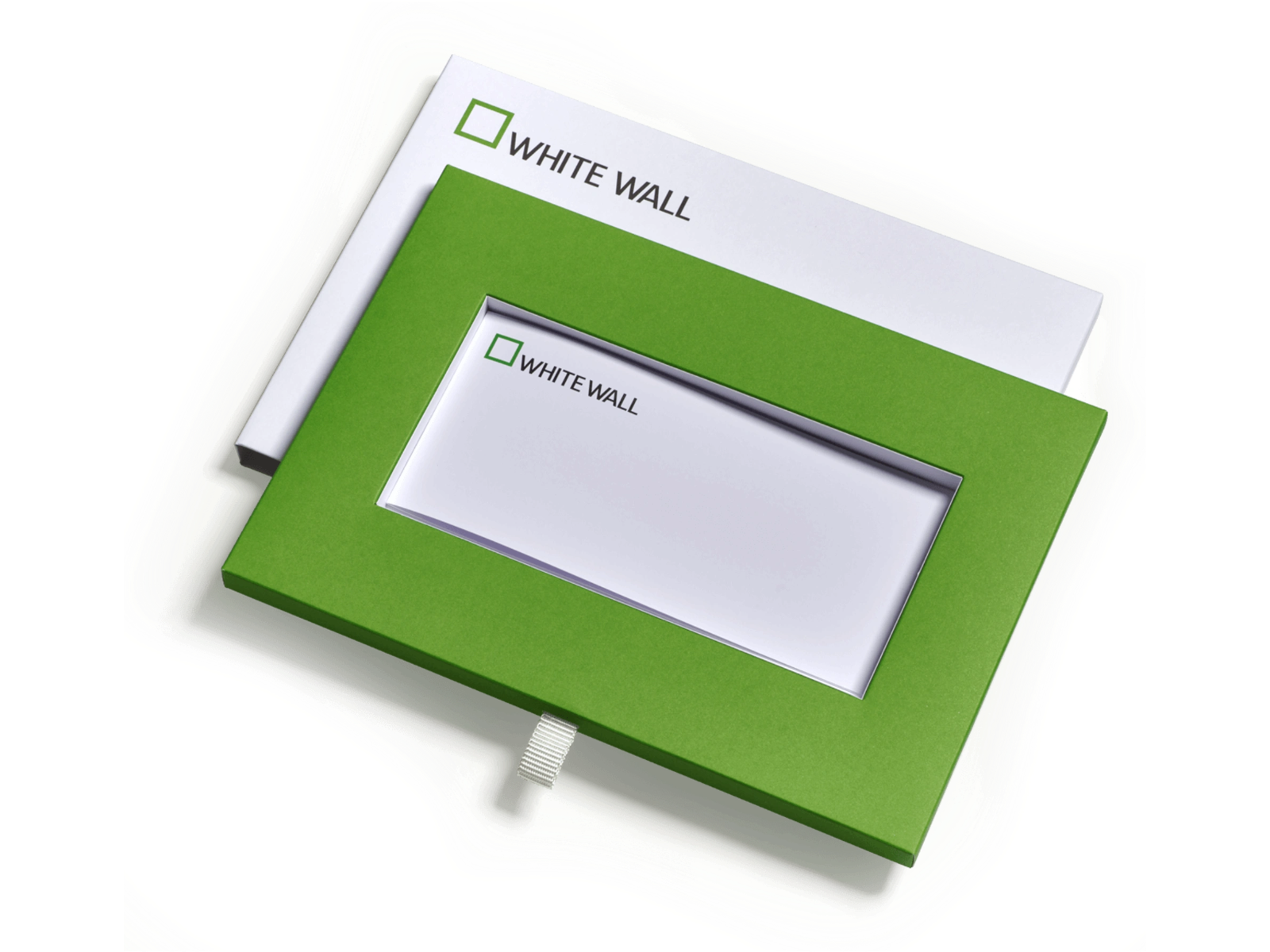 whitewall gift certificate in a green envelope.