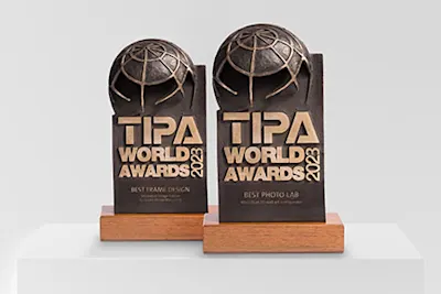 TIPA World Awards 2023 Two TIPA World Awards 2023, awarded for photo lab and frame design.