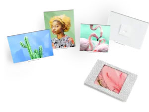 WhiteWall Acrylic Mini Multiple whitewall mini acrylic prints with and without envelope.