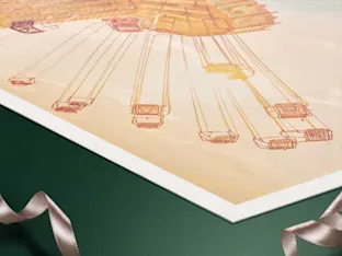 Hahnemühle Fine Art Print close up of a fine art print.