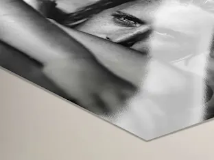 XMAS 2023 | Product Tiles Section > LightJet Print On Ilford Baryta Paper | Media close up of a baryta photo print.