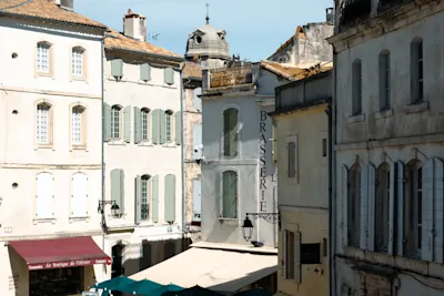 Arles View of Arles old city center.