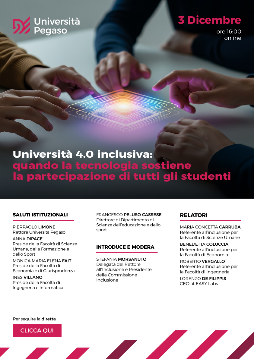 Università 4.0 inclusiva: quando la tecnologia sostiene la partecipazione